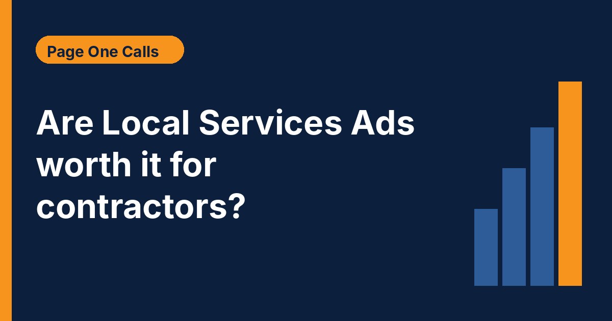 Are Local Services Ads worth it?